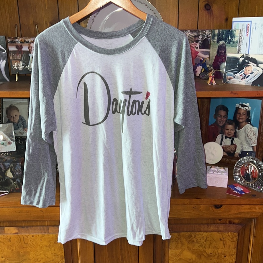 Dayton’s lightweight boatneck tee, 3/4 sleeve